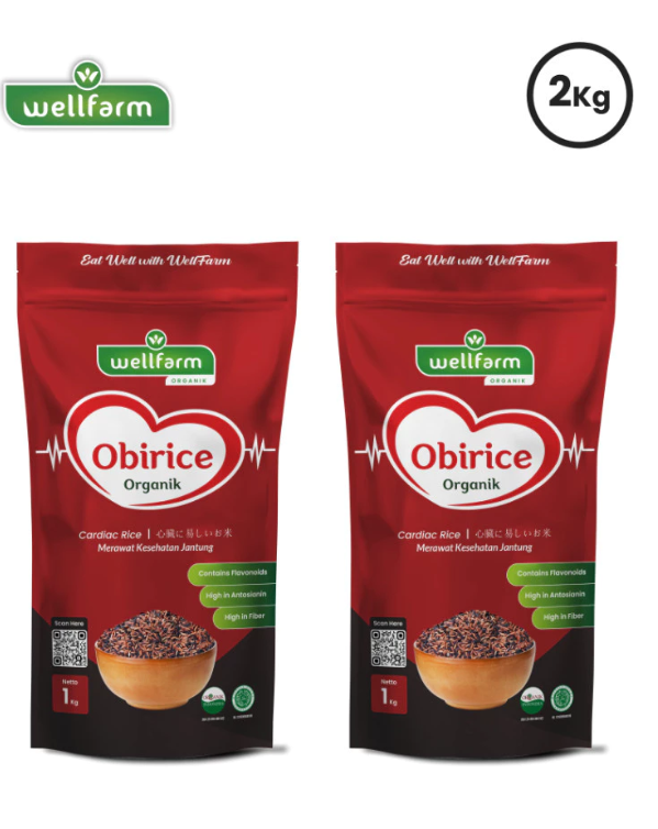 WellFarm Beras Obirice Organik 1Kg Nasi Food